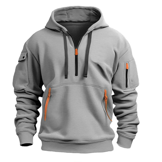Hoodie - UrbanFlex - Multi-Pocket Ontwerp - Casual Comfort