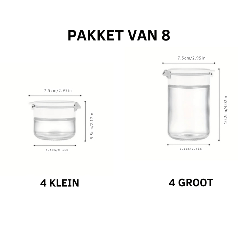 Kruidendoos - SpiceMaster - Dubbeldeksel Ontwerp - Efficiënte Opslag