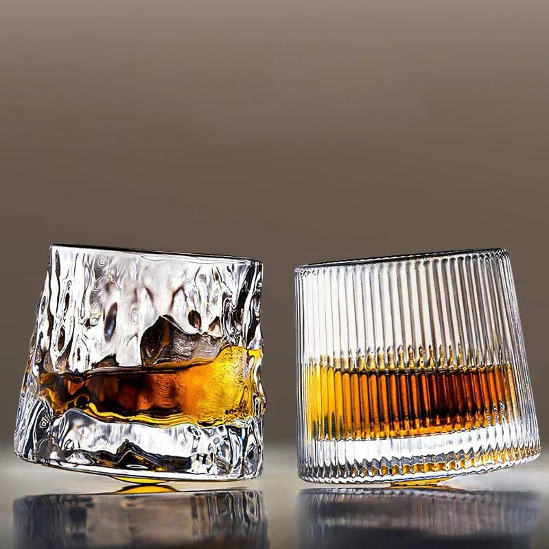Whiskyglas - Crystaluxe - Gegolfd Design - Premium Kwaliteit