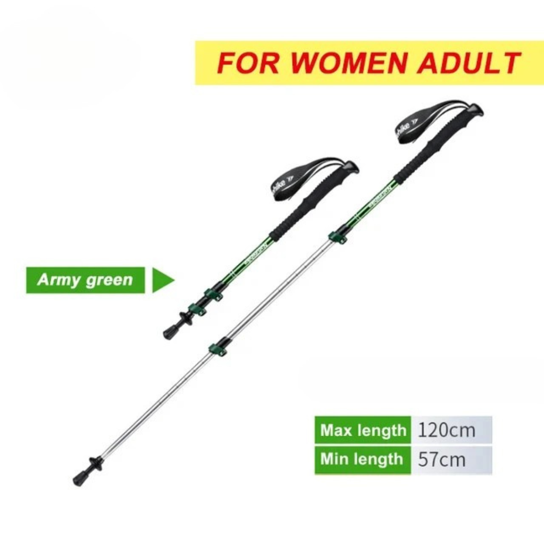 Telescoop Wandelstok - FlexiGrip - Verstelbaar - Lichtgewicht