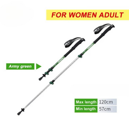 Telescoop Wandelstok - FlexiGrip - Verstelbaar - Lichtgewicht