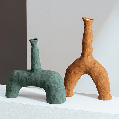 Keramische Vaas - FaylaArt - Elegant Ontwerp - Decoratief Huis