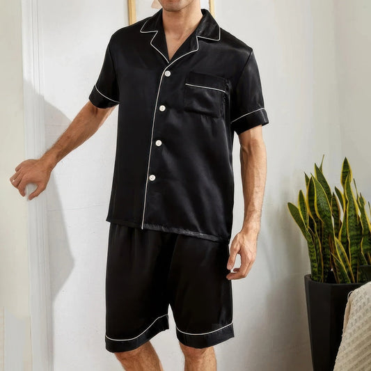 Pyjama Set - ComfortFit - Korte Mouwen - Relaxte Pasvorm