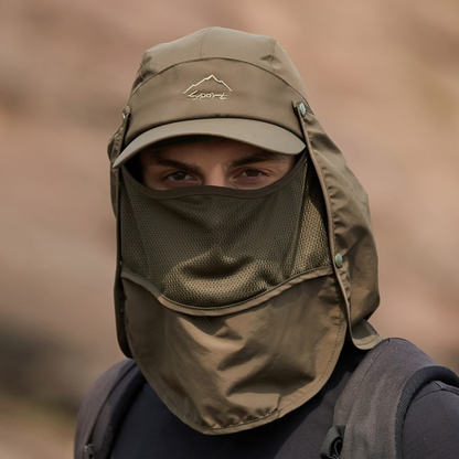 Zonnehoed - SunGuard - Afneembare Muggenkap - Opvouwbaar Design