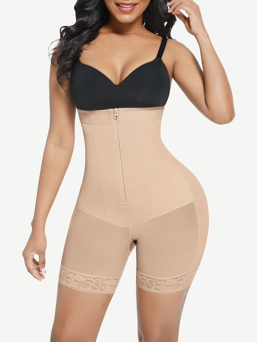 Shapewear Shorts - SculptEase - Hoge Taille Pasvorm - Stalen Bot Ondersteuning