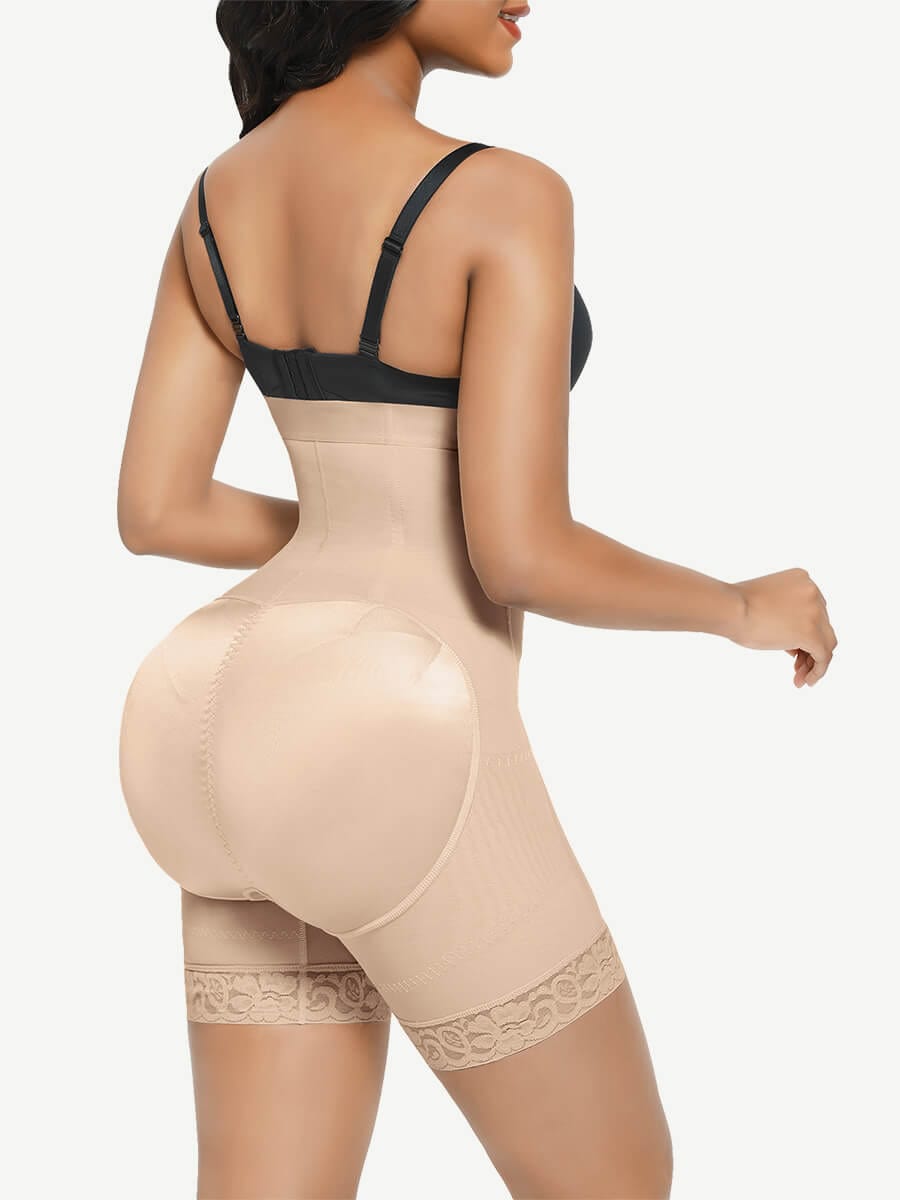 Shapewear Shorts - SculptEase - Hoge Taille Pasvorm - Stalen Bot Ondersteuning