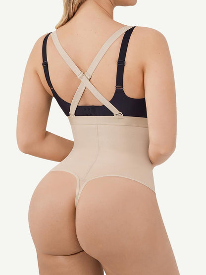 Shapewear - SculptEase - Hoge taille Ondersteuning - String Ontwerp