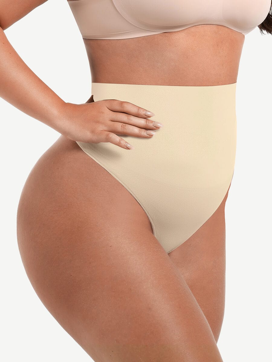 Naadloze Shaping Thong - ShapeFit - Milieuvriendelijke Comfort - Lage Taille Ontwerp