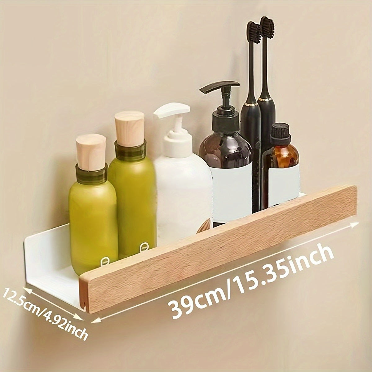 Opslagrek - RustiRack - Muurbevestigd - Douche Organizer