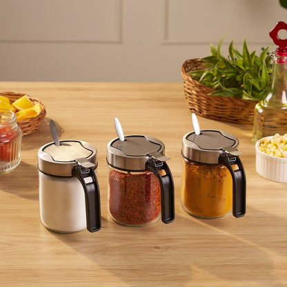 Glazen Kruiden Organizer - SpiceFlow - Strak Design - Gemakkelijk Toegang