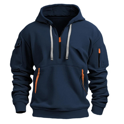 Hoodie - UrbanFlex - Multi-Pocket Ontwerp - Casual Comfort