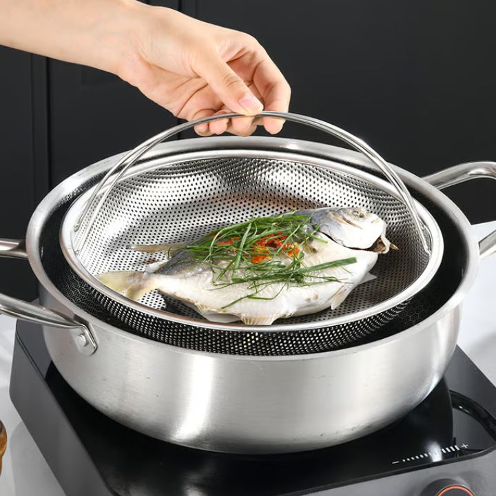 Stoommand - CookMesh - Roestvrijstaal - Inklapbaar Design