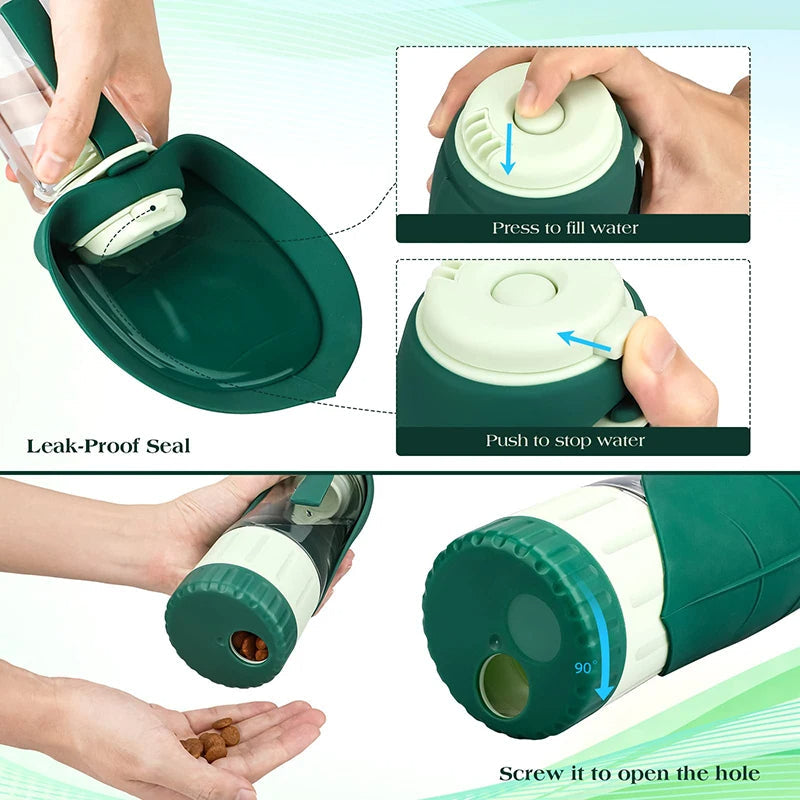 Hondenwaterfles - PetCare - Draagbare Dispenser - Lekdichte Ontwerp