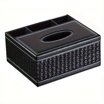 Tissuehouder - Luxora - Lederen Organizer - Meerdere Vakken