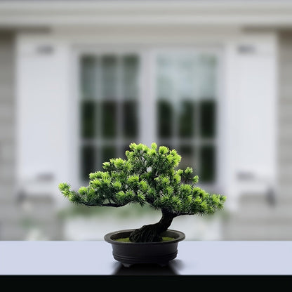 Kunstmatige Bonsai - GreenLeaf - Dennenboom - Decoratieve Plant