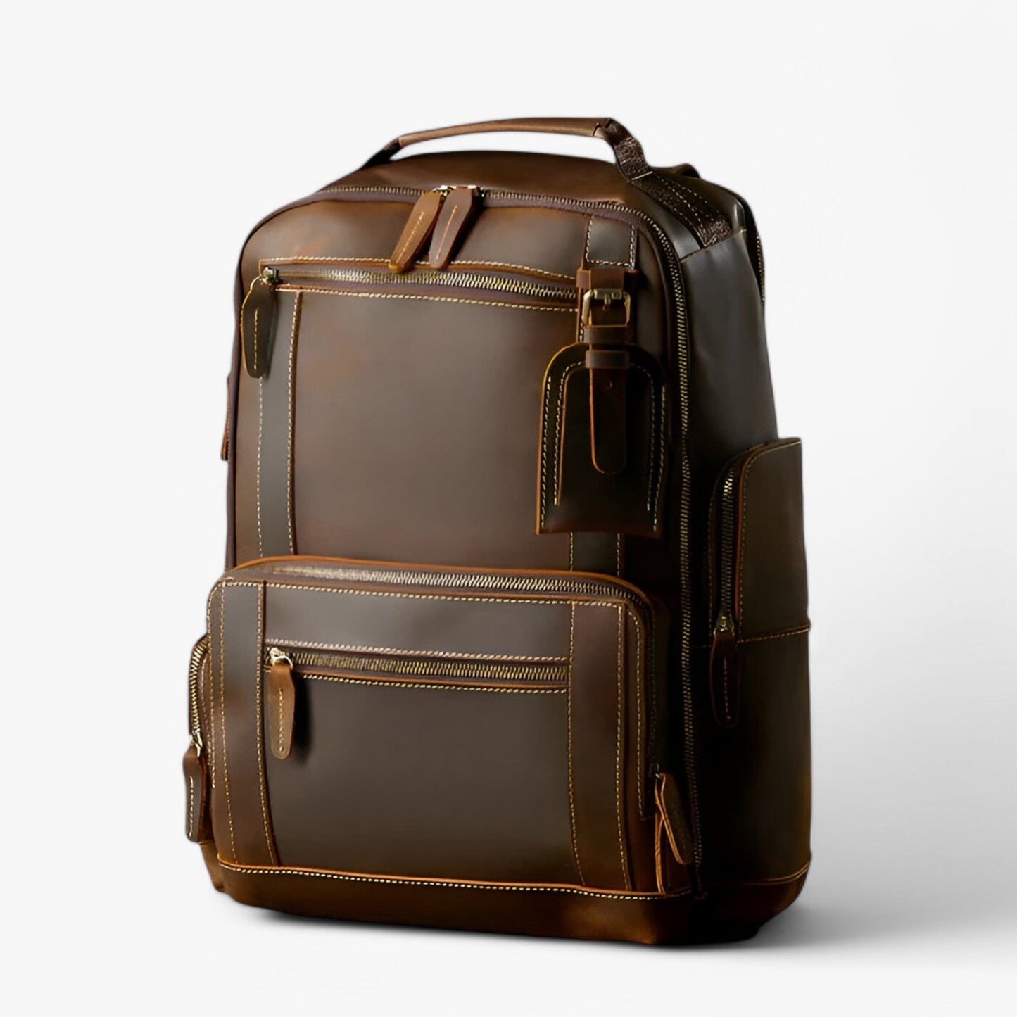 Leren Rugzak - UrbanFlex - Handgemaakt Ontwerp - Premium Kwaliteit