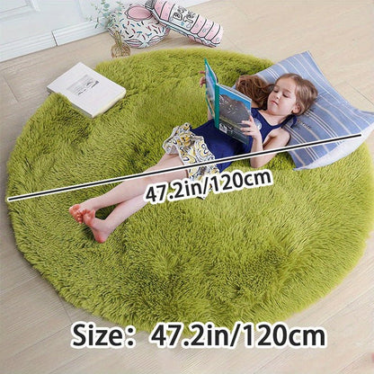 Ronde Pluche Vloerkleed - FluffiLux - Ultrafijn Zacht - Vervaagbestendig