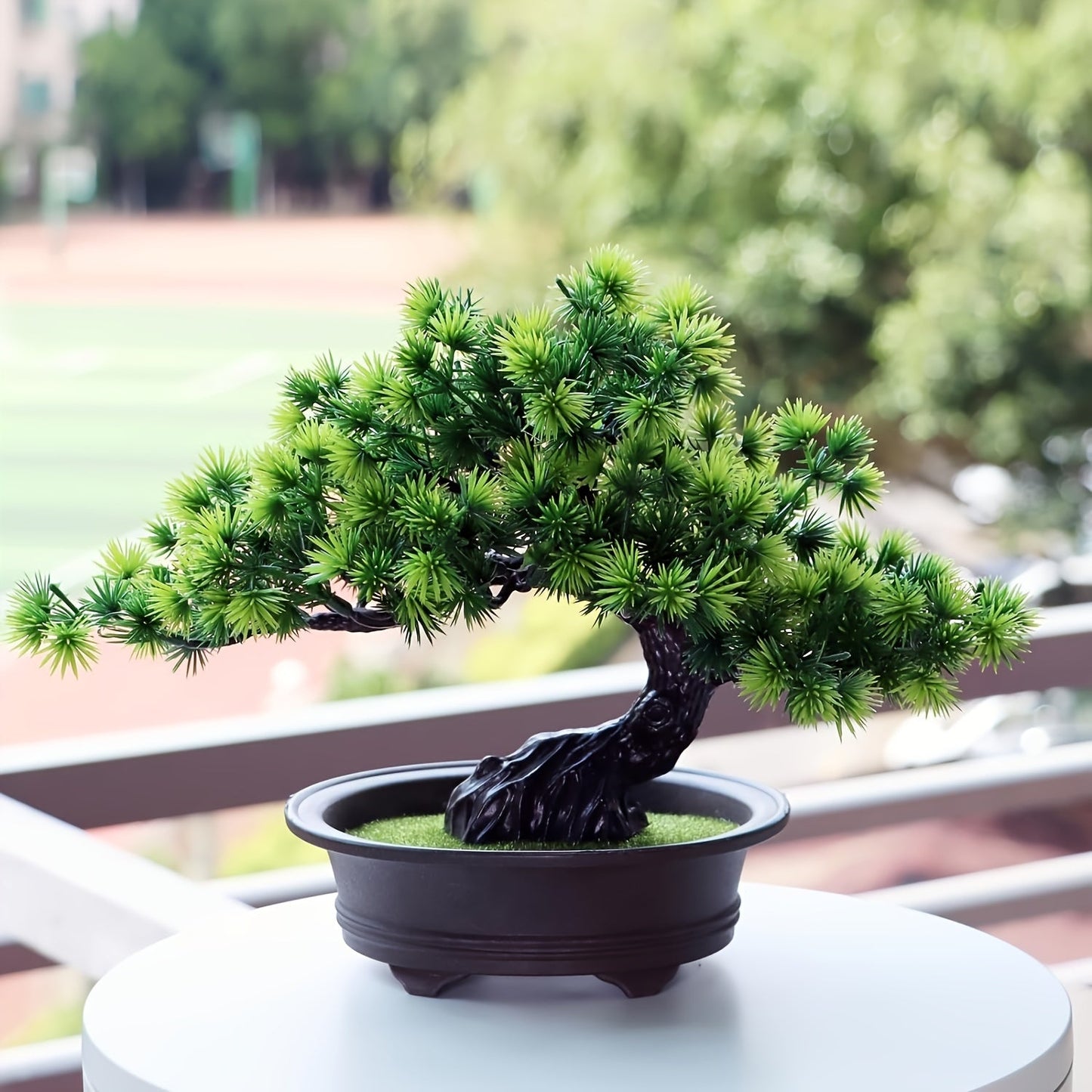 Kunstmatige Bonsai - GreenLeaf - Dennenboom - Decoratieve Plant