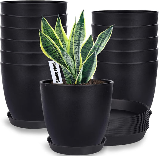 Bloempot Set - GreenBloom - Klassiek Design - Binnen/Buiten Gebruik