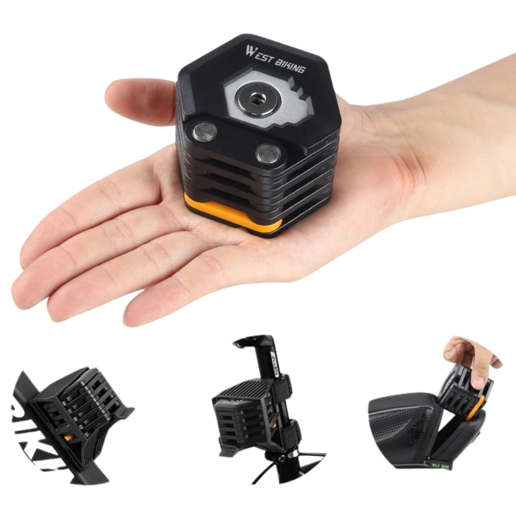 Fietsslot - SecureLock - Opvouwbaar Ontwerp - Diefstalbeveiliging