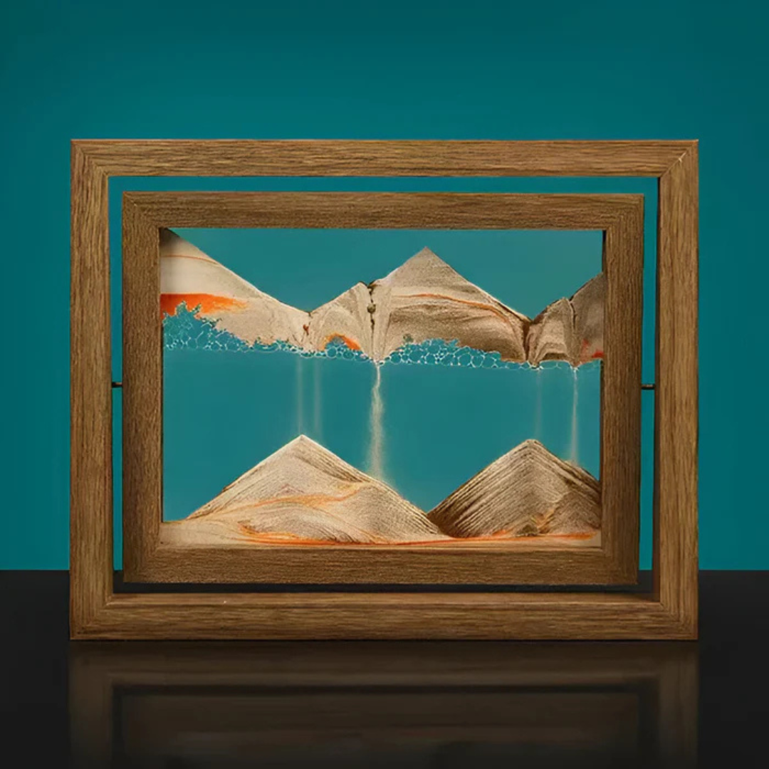 Draaiende Zandkunst - SandScape - 3D Sculptuur - Stromend Zand