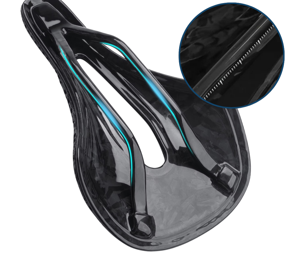 Fietszadel - CarbonFit - Lichtgewicht Ontwerp - Comfortabele Rit