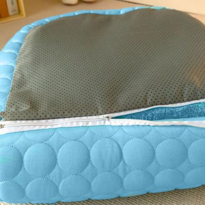 Koelend Autobed - PawsChill - IJszijden Hoes - Zomercomfort