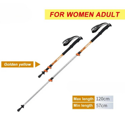 Telescoop Wandelstok - FlexiGrip - Verstelbaar - Lichtgewicht