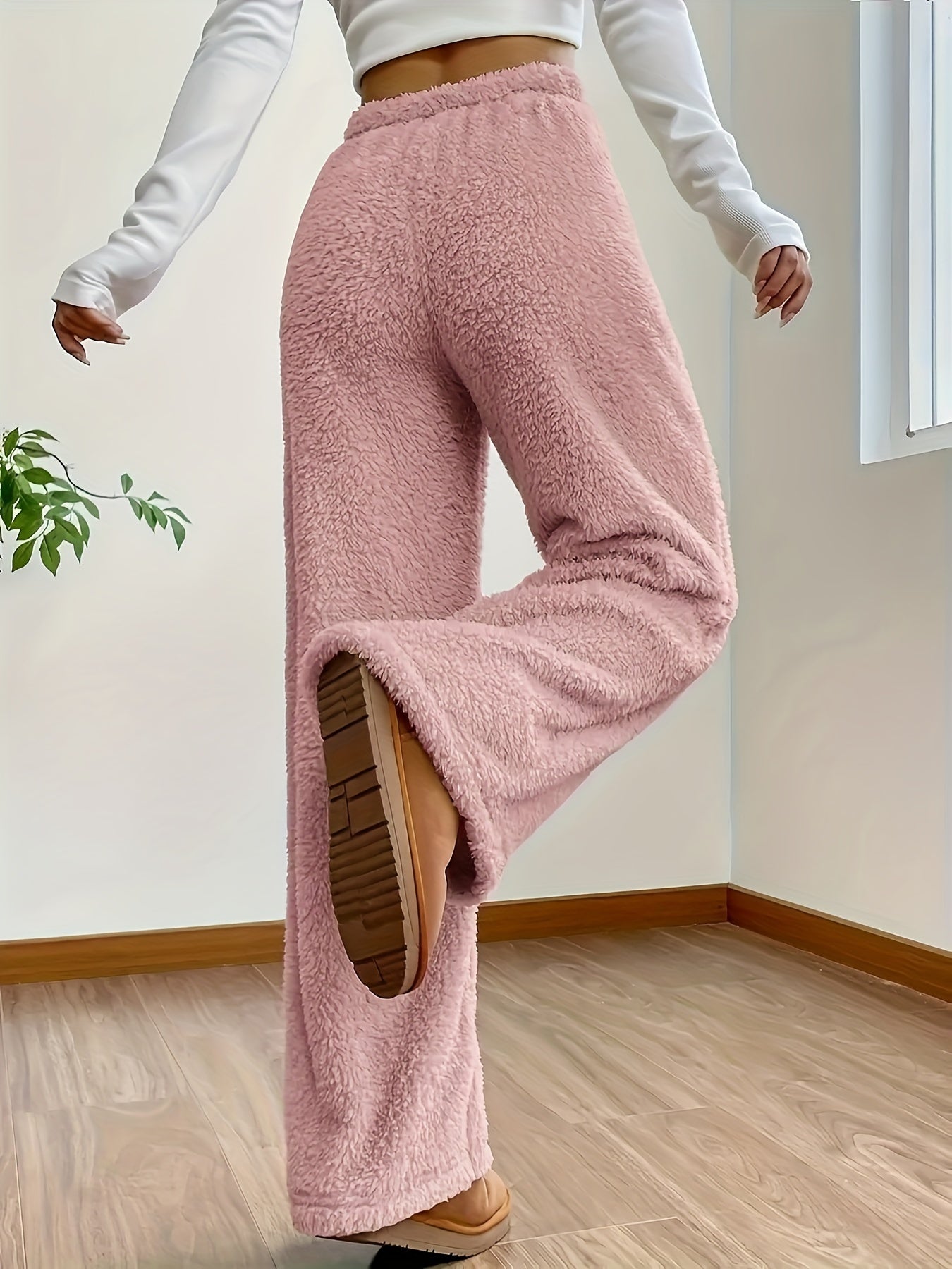 Dames Joggingbroek Lounge - Sherlina - Teddy Fleece Comfort - Warme Winterbroek