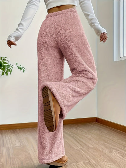 Dames Joggingbroek Lounge - Sherlina - Teddy Fleece Comfort - Warme Winterbroek