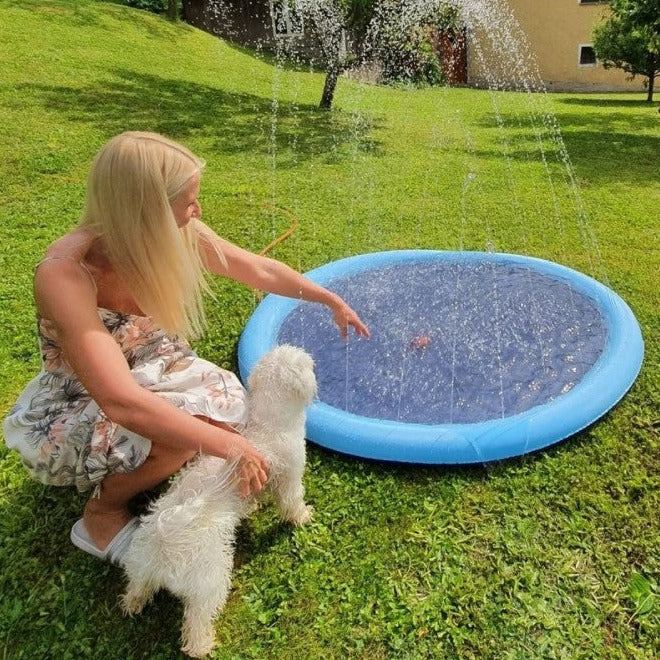 Water Speelmat - PetSplash - Opvouwbaar Zwembad - Koelend Plezier