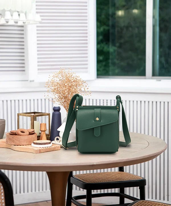 Leren Crossbody Tas - LumaBag - Stijlvol Ontwerp - Verstelbare Band