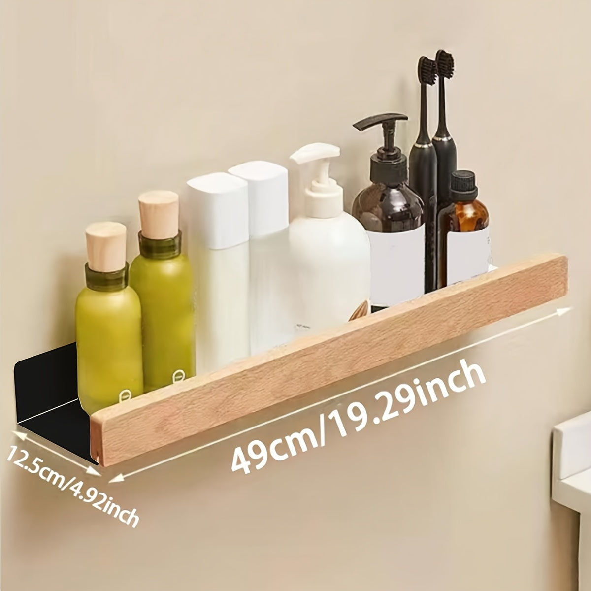 Opslagrek - RustiRack - Muurbevestigd - Douche Organizer