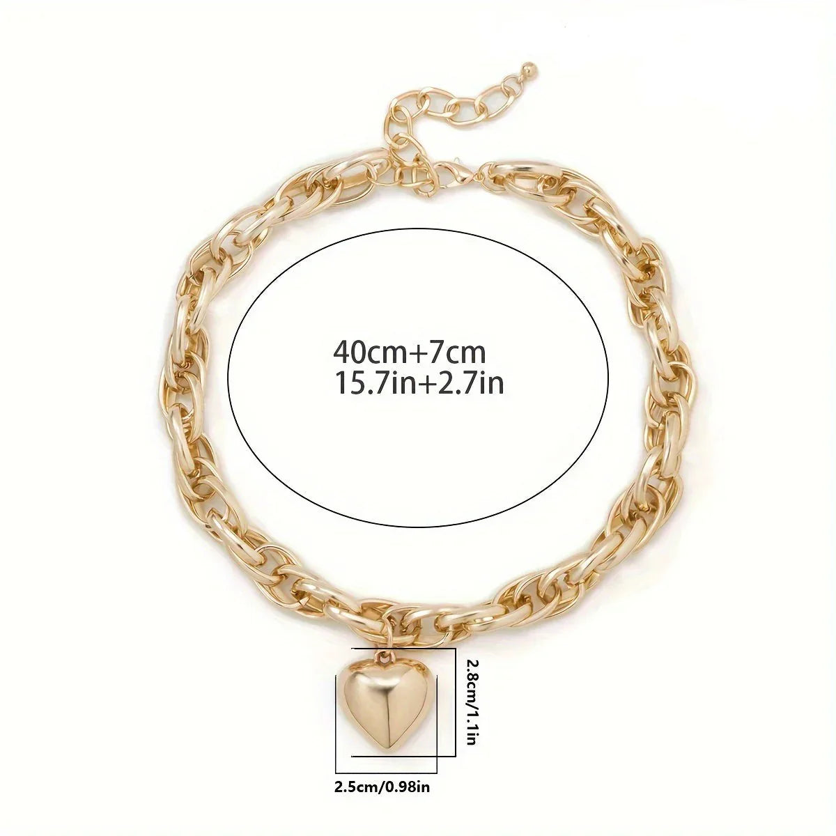 Halsketting - HeartGlow - Elegante Hanger - Tijdloos Design