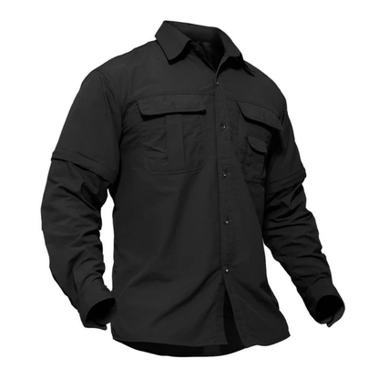 Shirt - OutdoorGear - Ritsmouwen - Comfortabele Pasvorm