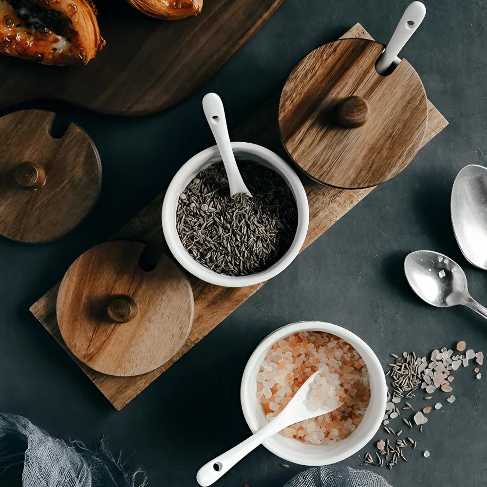 Opbergpotten - EleganStone - Keramisch Design - Smaakvolle Organisatie