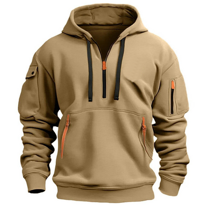 Hoodie - UrbanFlex - Multi-Pocket Ontwerp - Casual Comfort
