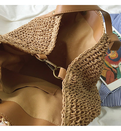 Tasje - BeachEssence - Geweven Riet - Bohemian Stijl