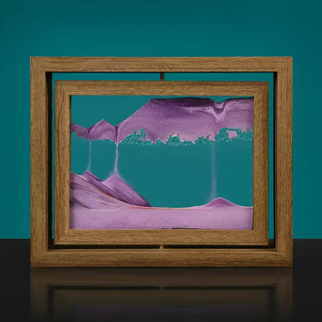 Draaiende Zandkunst - SandScape - 3D Sculptuur - Stromend Zand