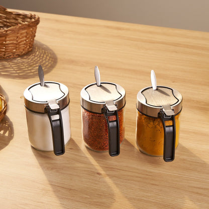 Glazen Kruiden Organizer - SpiceFlow - Strak Design - Gemakkelijk Toegang