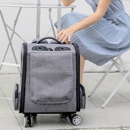 Huisdier Reisrugzak - PawVoyager - Opvouwbaar Ontwerp - Trolley Compatibel