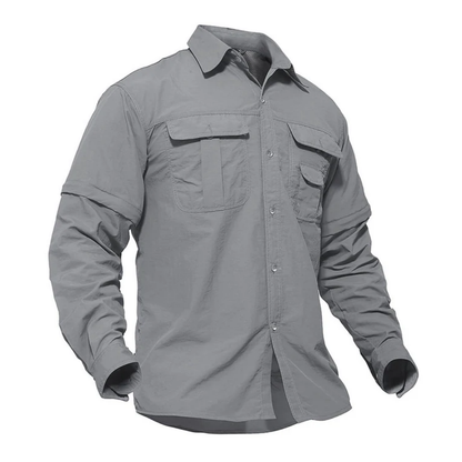 Shirt - OutdoorGear - Ritsmouwen - Comfortabele Pasvorm