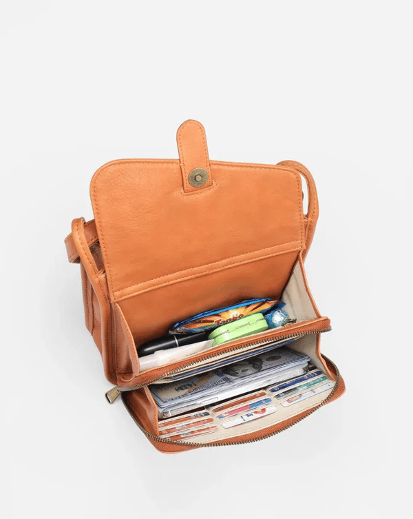 Leren Crossbody Tas - LumaBag - Stijlvol Ontwerp - Verstelbare Band