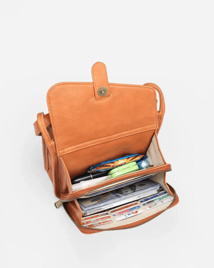 Leren Crossbody Tas - LumaBag - Stijlvol Ontwerp - Verstelbare Band