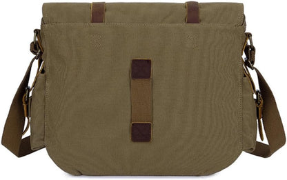 Schoudertas - UrbanFlex - Militaire Canvas - Laptop Compatibel