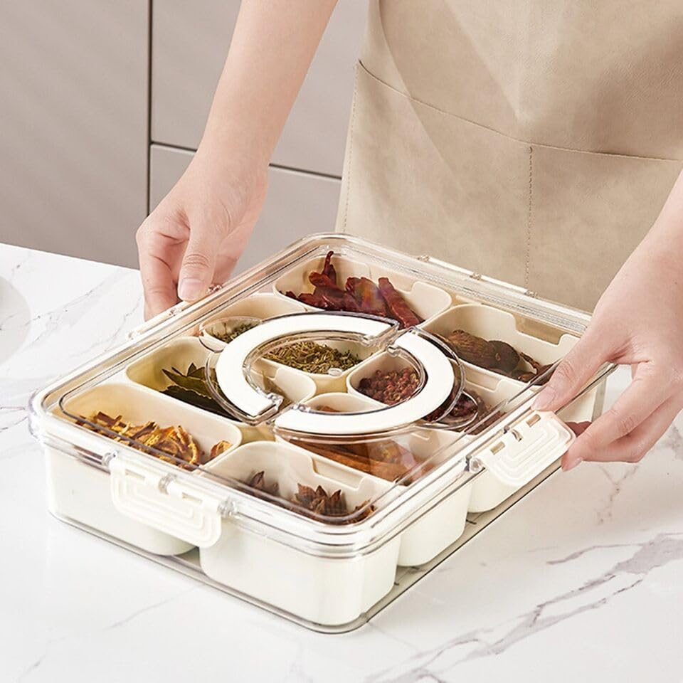 Voedselopslagdoos - FreshMate - Meerdere Compartimenten - Verwijderbare Verdelers