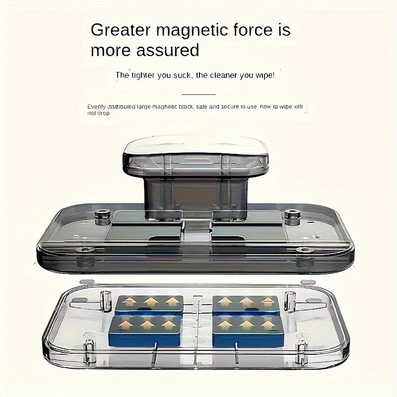 Raamreiniger - ClearView - Magnetische Borstel - Dubbelzijdige Trekker