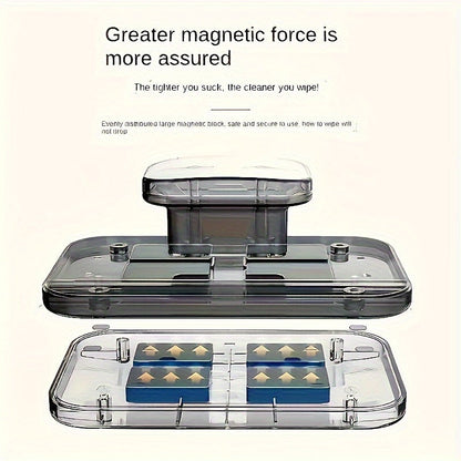 Raamreiniger - ClearView - Magnetische Borstel - Dubbelzijdige Trekker