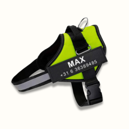 Gepersonaliseerd Hondentuigje - PawSafe - Trekvrij Ontwerp - Reflecterend en Verstelbaar