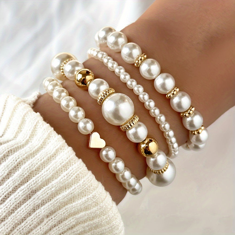 Armband Set - Pearluxe - Stijlvol Design - Elegante Mode